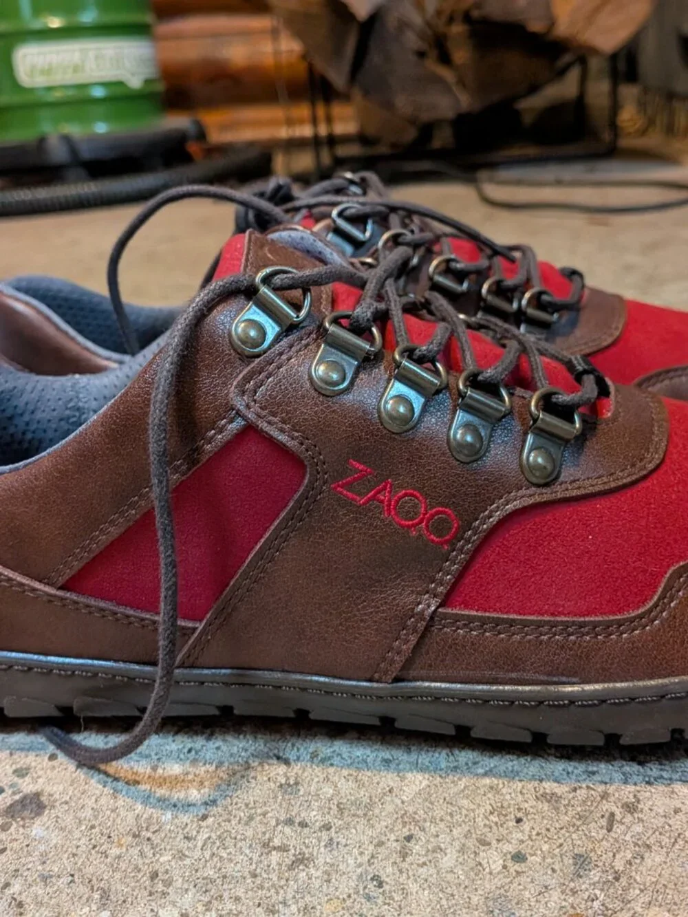 Zaqq Hiqe low vegan camel red waterproof (EU 41)